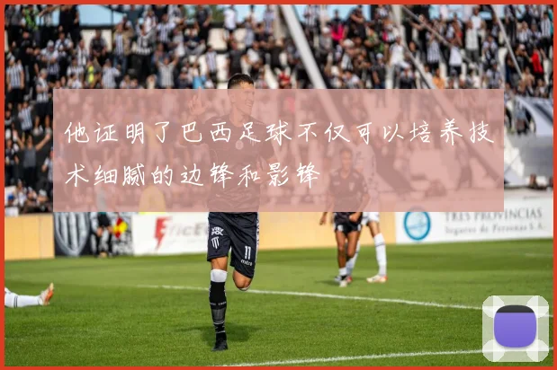他证明了巴西足球不仅可以培养技术细腻的边锋和影锋
